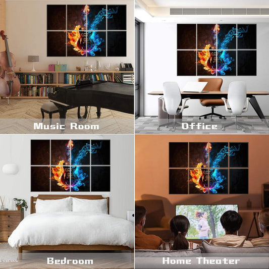 Soundproof Wall Panels Decorative Soundproofing Padding Acoustical Treatment for Studio Home Office-海智集-