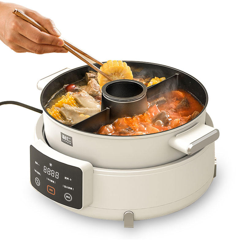 Electric hot pots hotpot Wholesale Innovative Multi-functional Dual-Flavor smell remover Electric Hot Pot-海智集-