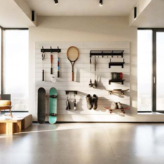 OEM Custom Storage Wall Panels Waterproof Wood Organizer for Office Industrial Garage Tool Storage Warehouse Workshop