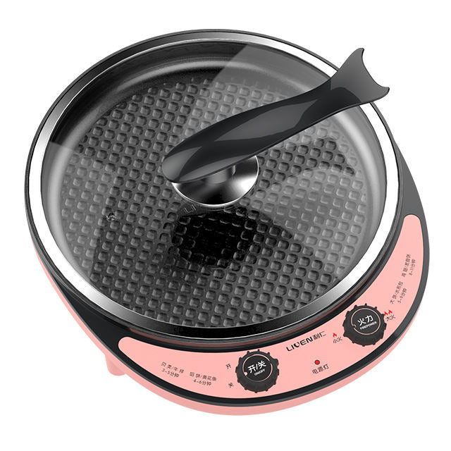 Multi Function electric frying pan with Non-stick Pan Coating hot pot function-海智集-