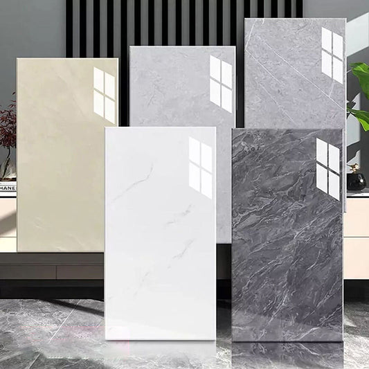 High Quality Waterproof Dining Room Living Room 3d Uv Pvc Marble Wall Panel Interior Uv Marble Sheet Custom Pvc Wall Panel-海智集-