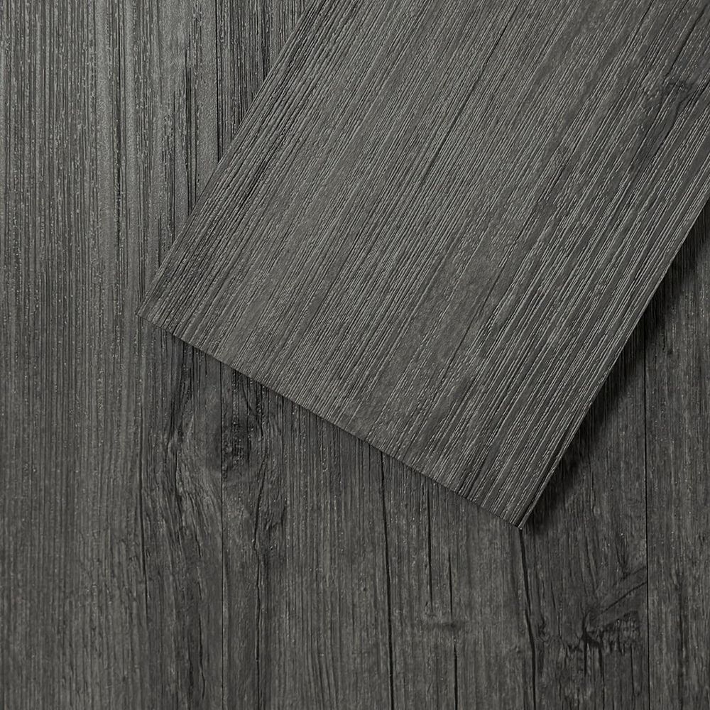 Waterproof Heavy Duty Wood Grain Tiles Self Adhesive Vinyl Flooring Plank for Laundry Kitchen Apartment Home-海智集-