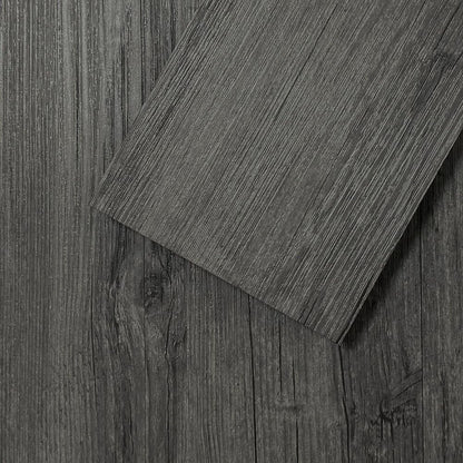Waterproof Heavy Duty Wood Grain Tiles Self Adhesive Vinyl Flooring Plank for Laundry Kitchen Apartment Home-海智集-