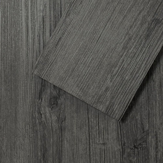 Waterproof Heavy Duty Wood Grain Tiles Self Adhesive Vinyl Flooring Plank for Laundry Kitchen Apartment Home-海智集-