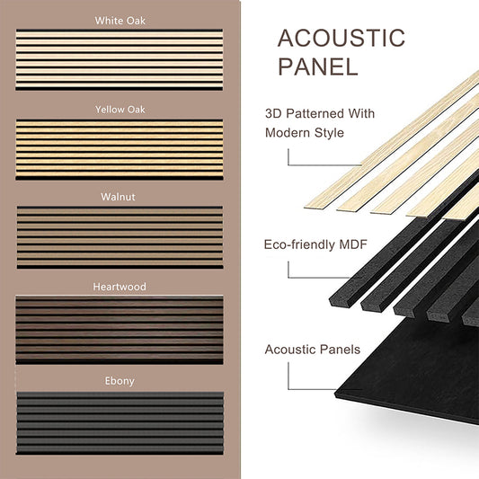 High Quality Modern Interior Acoustic Wood Panel Decoration MDF Soundproof Panel Custom Wooden Acoustical Wall Panels-海智集-
