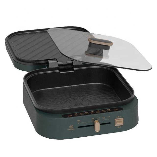 household multi function cookware set frying pan electric cooking pot non-stick electric hot pot-海智集-