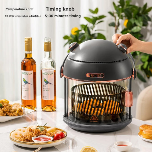 360 visual Professional Digital Air Fryer 6.5 L Air Fryer Cooker with Grill Electric Air Fryers for Sale-海智集-
