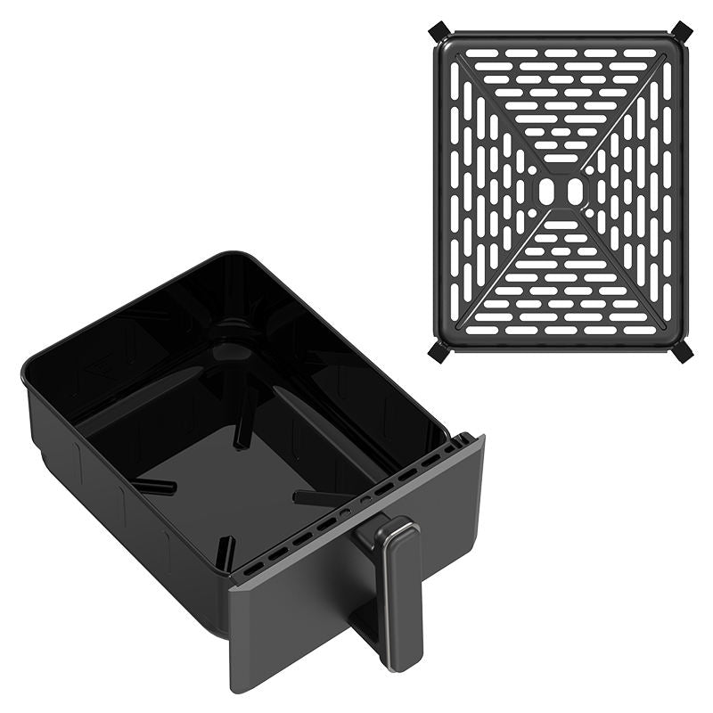 Hot sale 7L Visual window drawer No flip needed 360 Cyclone heat Home Kitchen Easy Cooking Nonstick Electric Air Fryer-海智集-