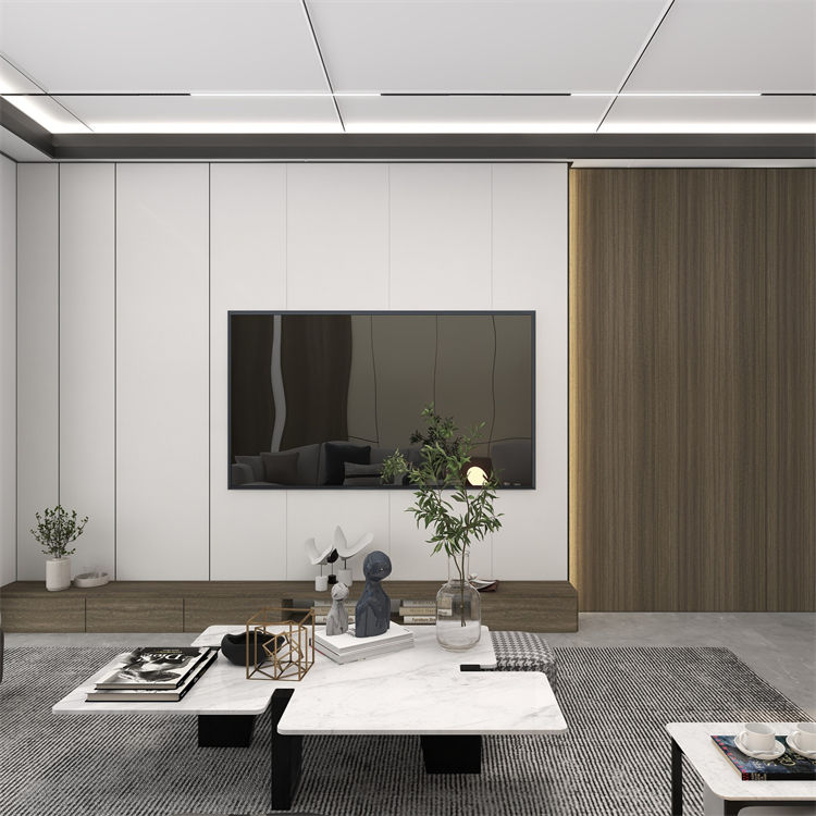 High Quality Waterproof Wood Plastic Wall Panels Custom Interior Decoration Wpc Wall Paneling Sheet-海智集-