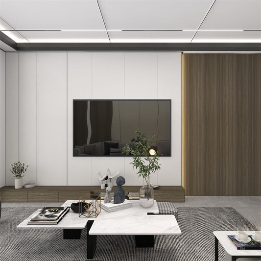 High Quality Waterproof Wood Plastic Wall Panels Custom Interior Decoration Wpc Wall Paneling Sheet-海智集-