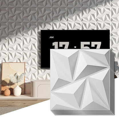 Decorative Non Toxic 3D PVC Wall Panel Textured Surface for Apartment Renovation-海智集-