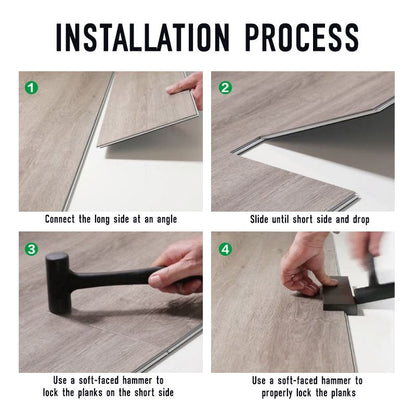 High Quality Modern Waterproof 4mm 5mm 6mm Thickness SPC Click Lock Flooring Custom Size Easy Install SPC Flooring-海智集-