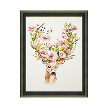High Quality Embroidery Craft Living Room Decoration Modern Animal Wall Hanging Murals Custom Luxurious Home Wall Art Painting-海智集-