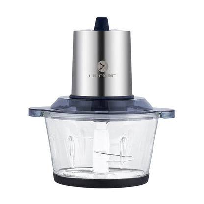 factory manufacturer household wholesale small meat chopper food stainless steel 4 blade 2l electric meat grinders for sale-海智集-
