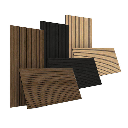 1200mmx600mm Interior Environmental Friendly Wooden Acoustic Panels Custom Modern Wood Wall Paneling-海智集-