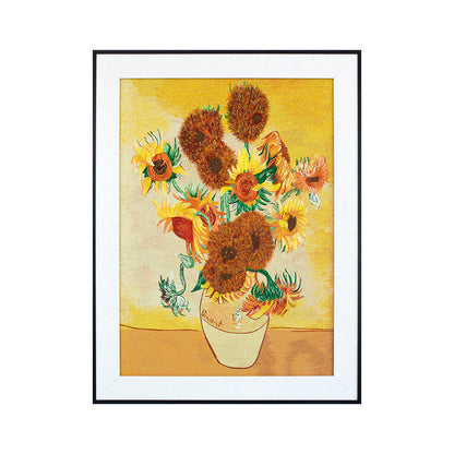 High Quality Embroidery Flower Pattern Living Room Paintings and Wall Arts Paintings Custom Modern Wall Home Paintings-海智集-