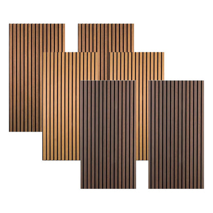 1200mmx600mm Interior Wood Veneer Slatted Wall Panels Custom Modern Wood Acoustic Panels-海智集-