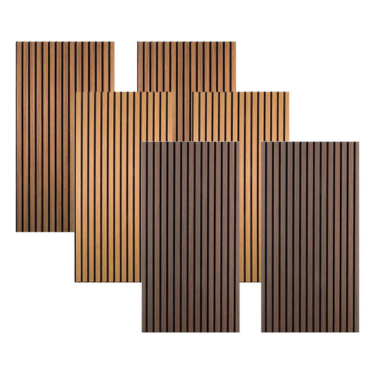1200mmx600mm Interior Wood Veneer Slatted Wall Panels Custom Modern Wood Acoustic Panels-海智集-
