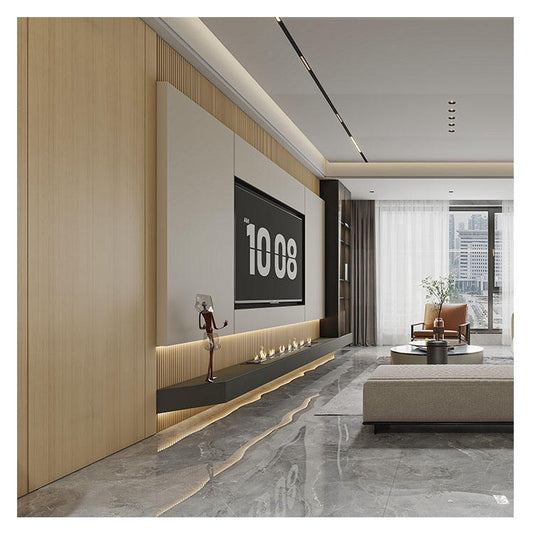 Moisture-Proof Interior Decoration Composite Aluminum Wall Panels Living Room Metal Panel-海智集-