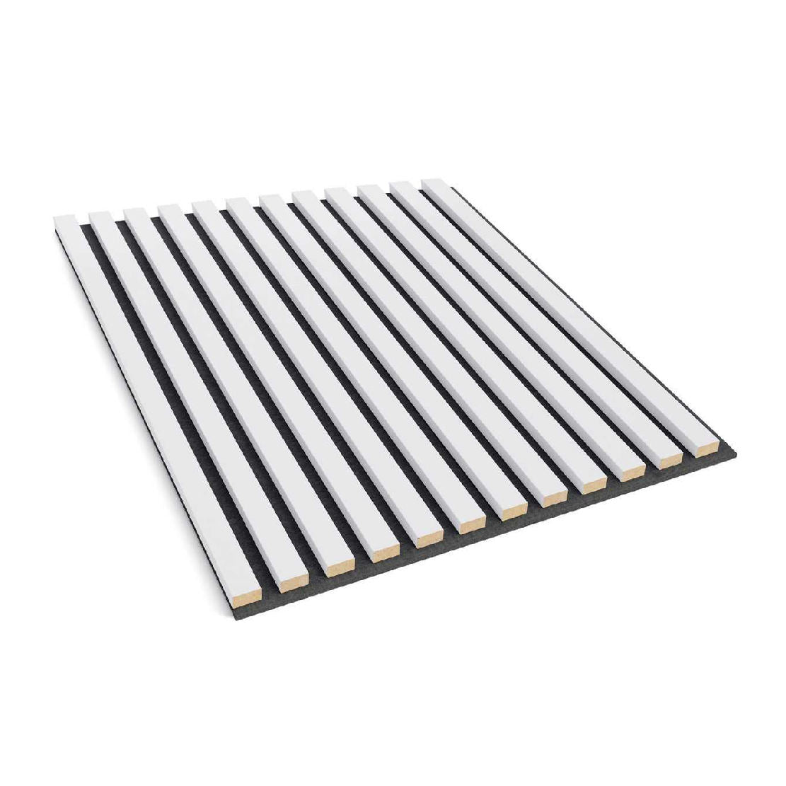 Durable 600x600mm Acoustic Wood Slat Wall Panel MDF Soundproofing Custom Interior Wall Design-海智集-