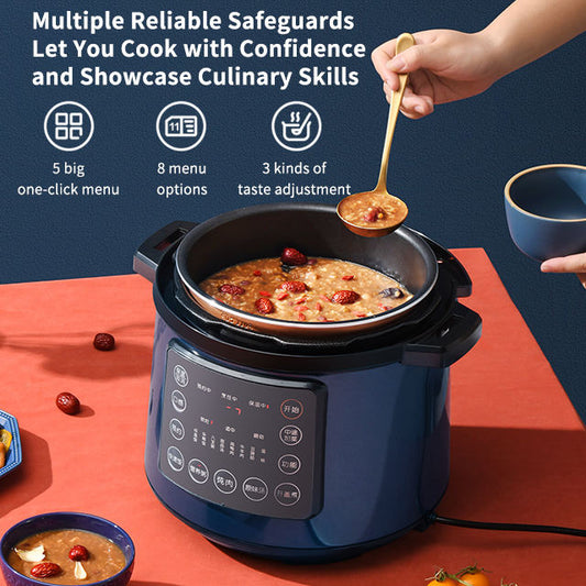 Touch key control 5L 6L 8L 10L 12L instant electric pressure cooker model multifunctional cooker-海智集-