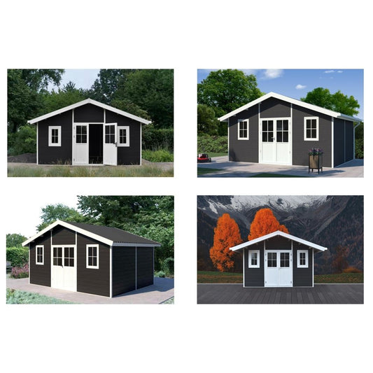 Cheap Price Portable Plastic Outdoor Shed Garden Building Waterproof Utility PE Tool House-海智集-