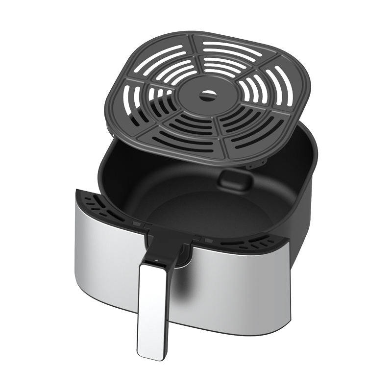 2025 Fryer Oil Free 5L Oven Commercial Digital Stainless Steel Home Use Touch Screen Air Fryer-海智集-