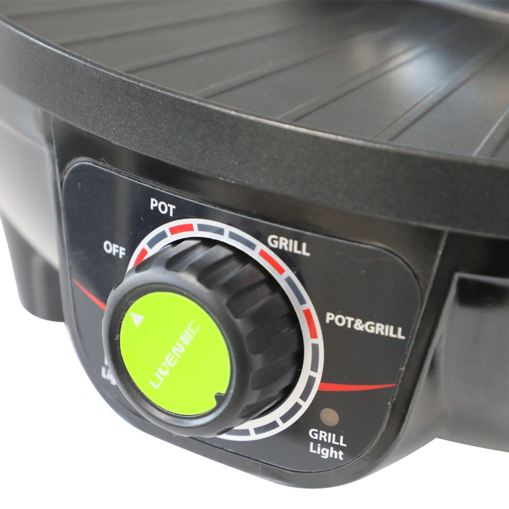 Korean Multi functional Table Use electric BBQ GRILL with pot SK-J3201-海智集-
