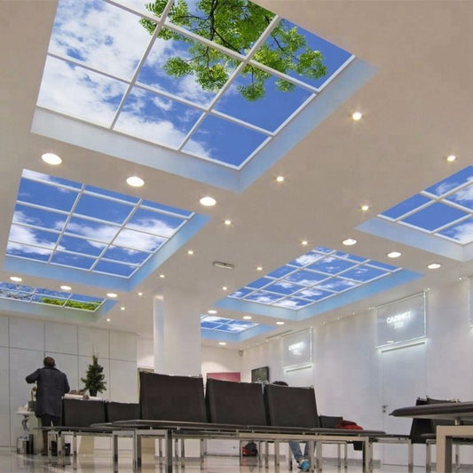 Blue Sky Recessed Led Panel Light Ceiling Lamp Fake Window-海智集-