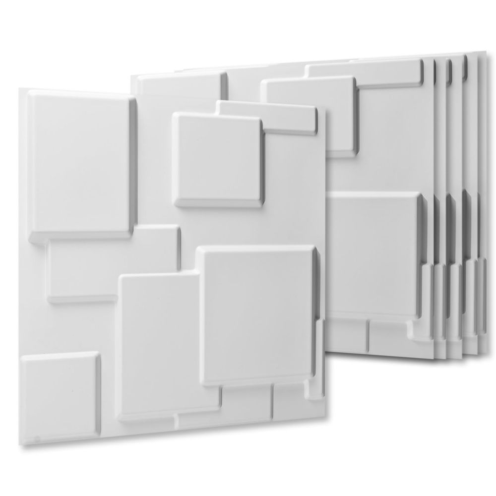 Decorative Non Toxic 3D PVC Wall Panel Textured Surface for Apartment Renovation-海智集-