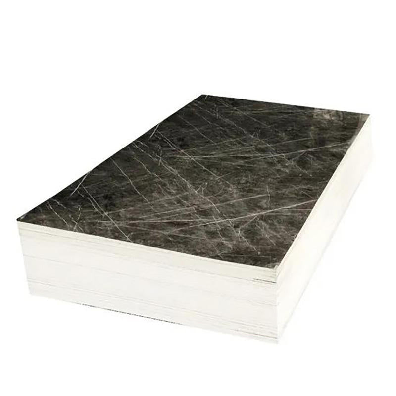 High Quality Waterproof Bedroom Living Room Pvc Uv Marble Sheet Uv Pvc Wall Panels Easy Installation Custom 3d Pvc Wall Panel-海智集-