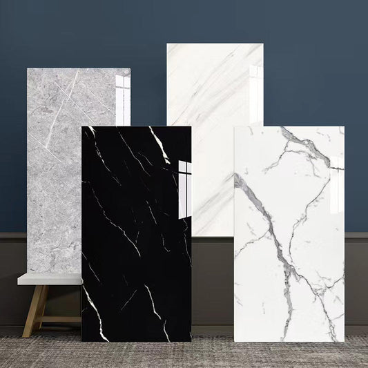 High Quality Waterproof Bedroom Living Room Uv Marble Sheet Interior Decoration Marble Wall Panel Custom Pvc Marble Wall Panel-海智集-