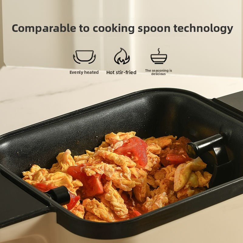 Newest Design Intelligent Automatic Stir Fryer Cooker Vegetables Cooker Cooking Machine Rotary Pot electric cooking machine-海智集-