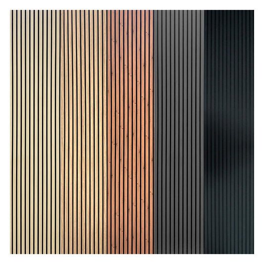 High Quality Modern Interior Acoustic Wood Wall Panel Decoration MDF Acustic Wall Panel Custom Acoustic Wall Panels-海智集-