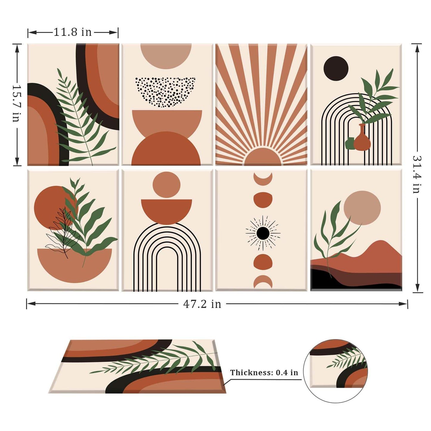 Decorative Room Noise Dampening Canceling Reducing Blocker Art Acoustic Panels Tiles for Walls-海智集-