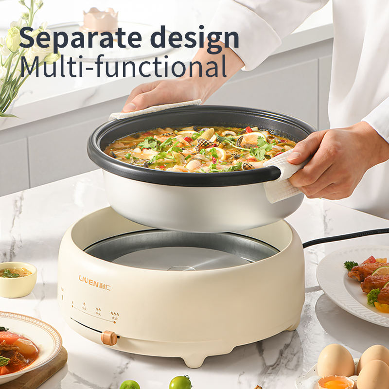 Wholesale Branded Household Electric Quick Heat Hot Plate1300W Fashionable Design Multi Function Hot Pot-海智集-