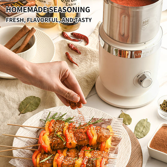High Power Electric Coffee Grinder Kitchen Cereal Nuts Beans Spices Grains Grinder Machine Multifunctional Home Coffee Grinder-海智集-