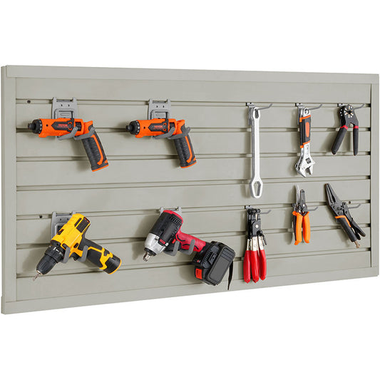 High Quality Garage Tool Home Storage Wpc Wall Board Custom Wpc Decorative Slatwall Panels Custom Wpc Slat Wall Panels