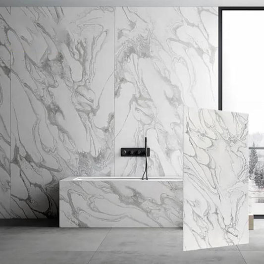 High Quality Waterproof Bedroom Living Room Uv Marble Sheet Interior Design Marble Pvc Panel Wall Custom Pvc Wall Panel-海智集-