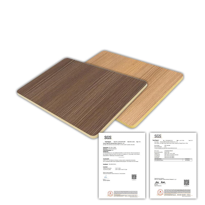 High Quality Waterproof Environmental Friendly Decorative Wall Panel Custom Size Decorative Wpc Wall Paneling Sheet-海智集-