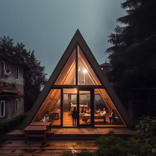 Triangular House Prefabricated Steel Structure Apartment Building Modern Design-海智集-