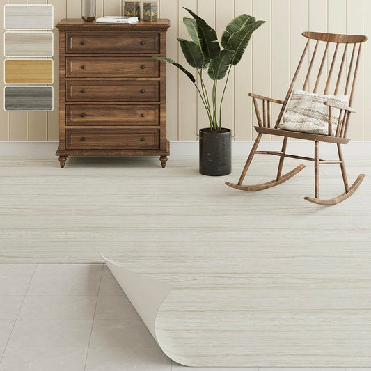 Wood Look Self Adhesive Vinyl Flooring Waterproof Peel Stick-海智集-