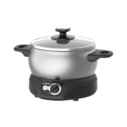 Portable Electric hot Pot Multi Functions Simple Yet Sophisticated cooking pot household Nonstick coating electric skillet-海智集-