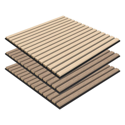 High-end 600mmx600mm sound-absorbing wall panels, medium-density fiberboard used for home and office decoration-海智集-