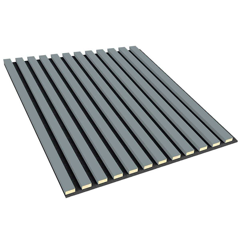 High Quality Interior 600mmx600mm Wood Slatted Wall Panels Decoration MDF Acoustic Wall Panels Custom Acoustical Wall Panels-海智集-