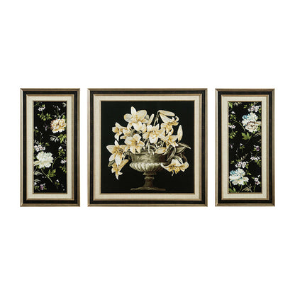 Luxury Floral Embroidery Art Exquisite Handcrafted Flower Wall Decor for Elegant Home Gift Giving-海智集-