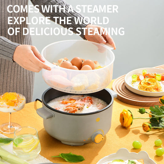 Electric multi cooking pot electric frying pan suitable for noodles/hotpot/soup fast cooking electric hot pot cooker-海智集-