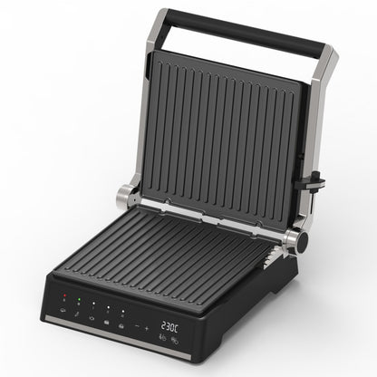 Good Quality Commercial Electric Grill Sandwich Contact Grill Gas Cast Iron Maker Steak Machine Electric Barbecue Grill Panini-海智集-