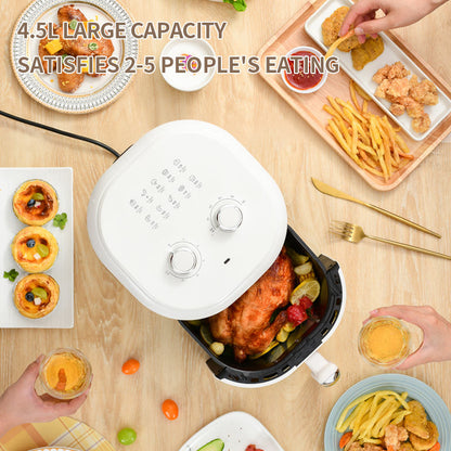 Multi function home and restaurant compact touch screen display air fryers oil-free light eating electric air fryer-海智集-