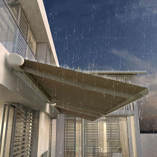 Low MOQ Outdoor Sun Shade Electric Retractable Awning Custom Logo for Hotels Resorts-海智集-